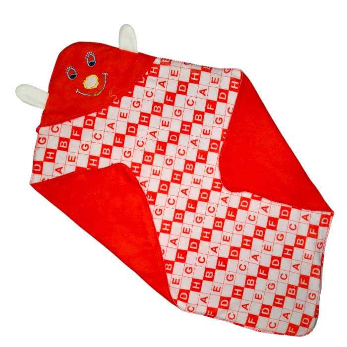 Soft Cotton Swaddle Wrap for Newborn & Infant | Premium Blanket ABCD Print 0 Months & Above | New Parent Essentials