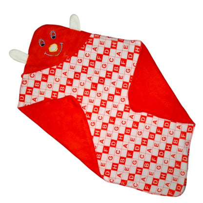 Soft Cotton Swaddle Wrap for Newborn & Infant | Premium Blanket ABCD Print 0 Months & Above | New Parent Essentials