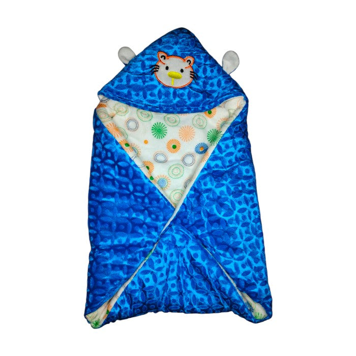 Premium Newborn Baby Wrapper | Ultra Soft Quilted Hooded Swaddle for Cozy Comfort & Gentle Warmth