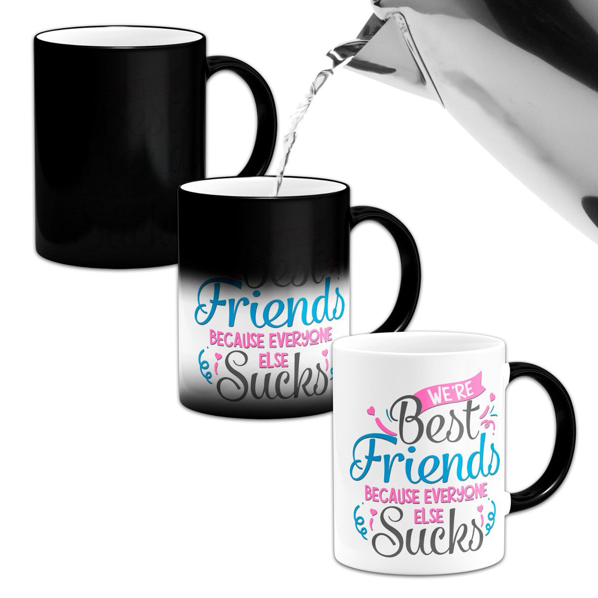 Personalized Magic Mug | Temperature Color Changing Coffee Mug Gift