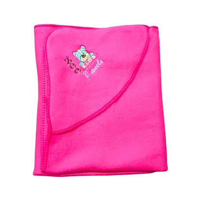 Soft Single-Ply Newborn Wraps | 3 Pc Lightweight Baby Blanket Set (All-Season Essentials) | Baby Blanket for Daily Use