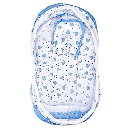 Breathable Cotton Baby Nest Bed | Portable and Safe For Newborn Lightweight & Travel Friendly