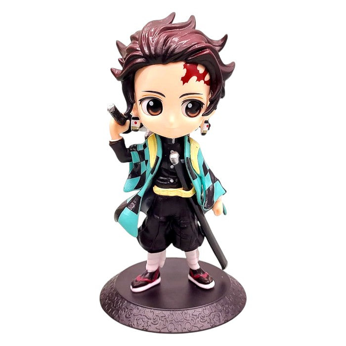 Tanjiro Action Figure | Demon Slayer Anime Collectible Toy | Stylish Desk & Car Dashboard Decor Gift for Kids & Fans