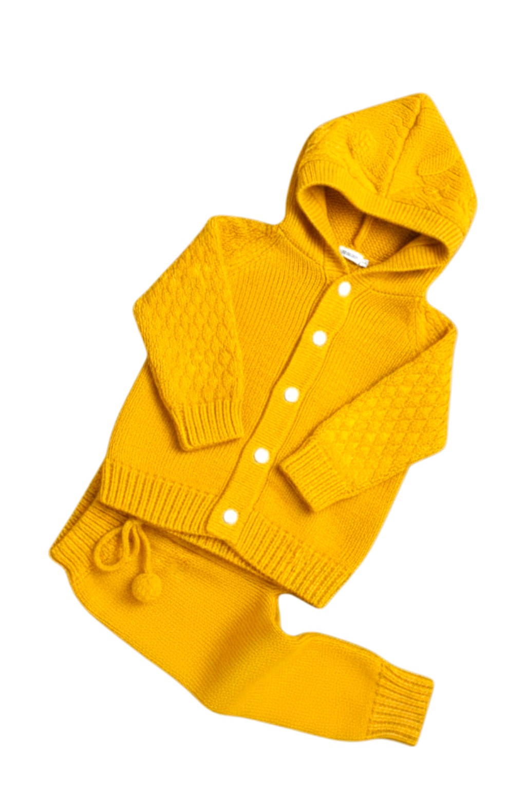 Woolen Sweater Hooded Pair For Newborns & Infants