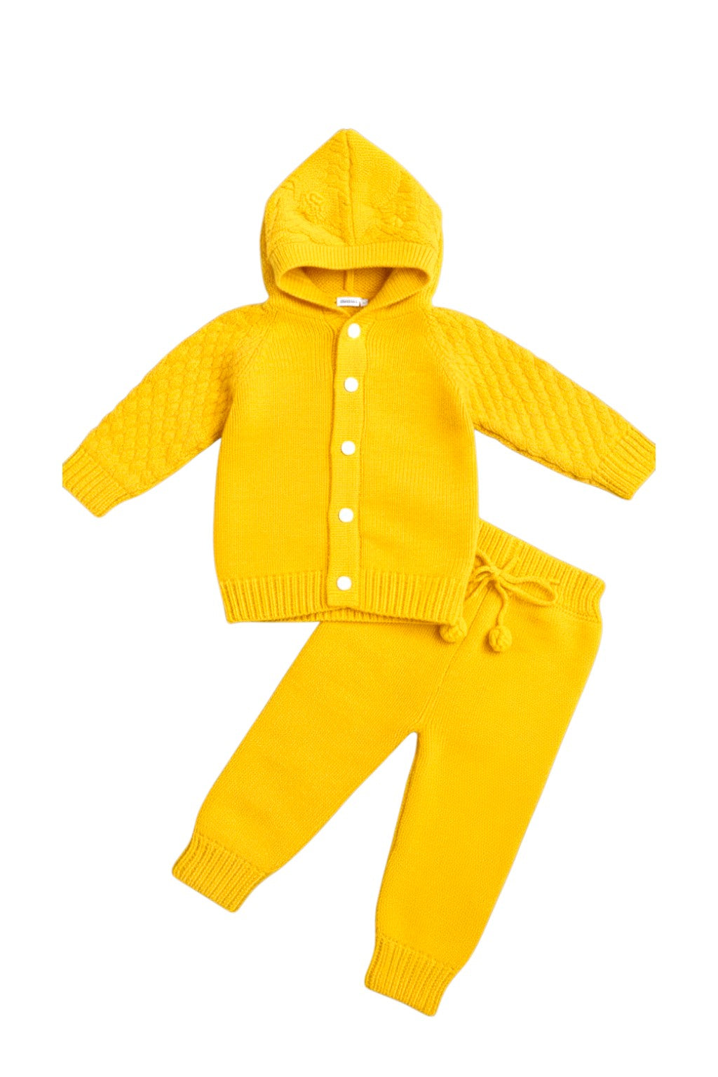 Woolen Sweater Hooded Pair For Newborns & Infants